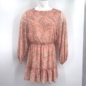 Flying Tomato Tiered Dress Large Floral Garden Fairy Cottage Peasant Boho Spring